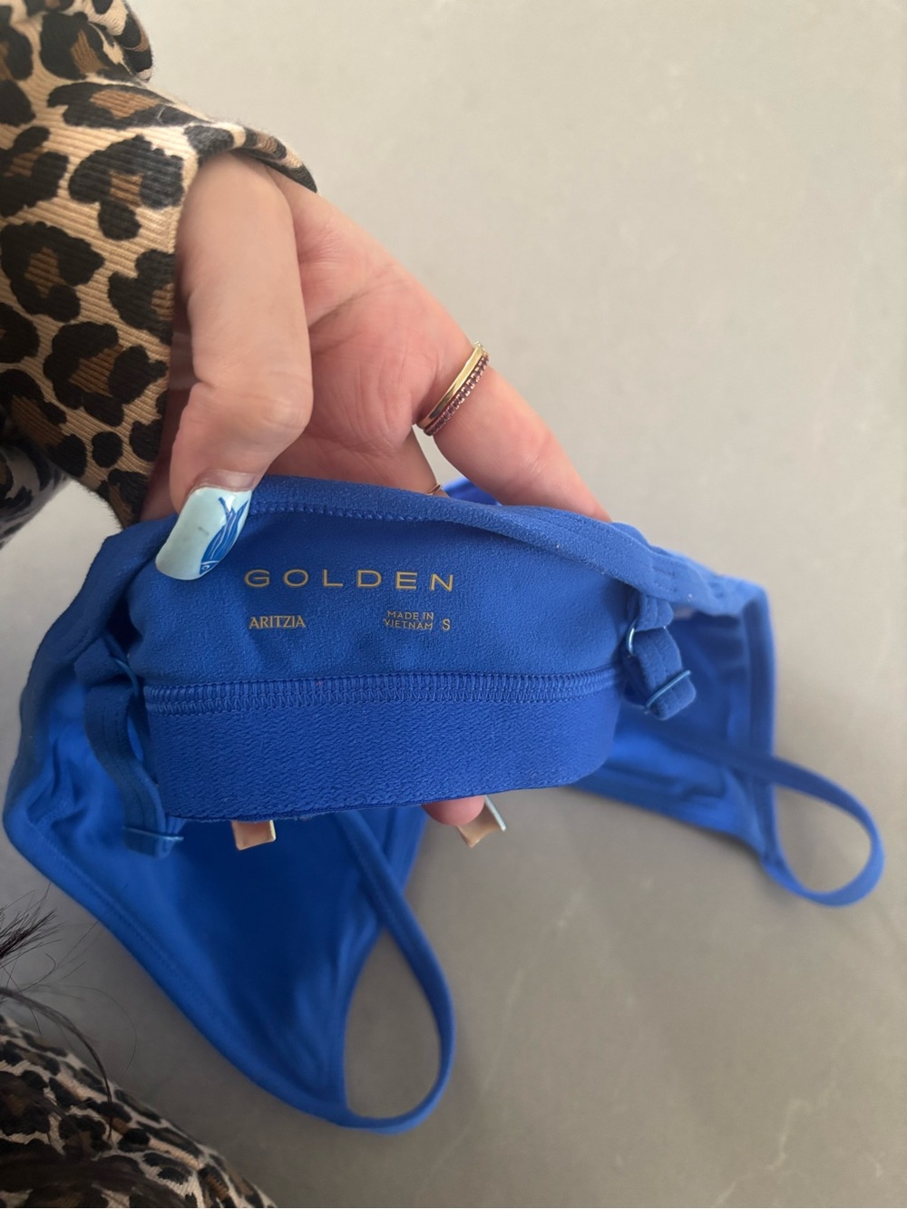 Aritzia Golden Butter bra in jazz blue - Picture 3 of 3